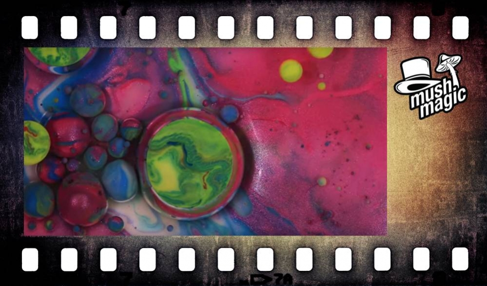 Trippy video: Verf en zeep van dichtbij 